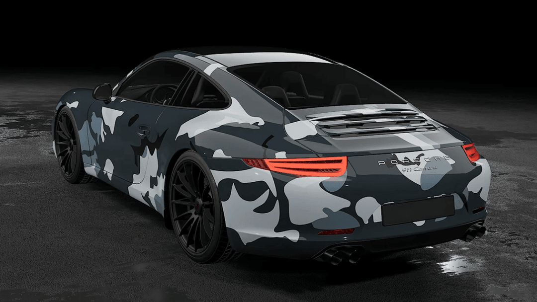 Snow Mountain Camouflage Vinyl Wrap