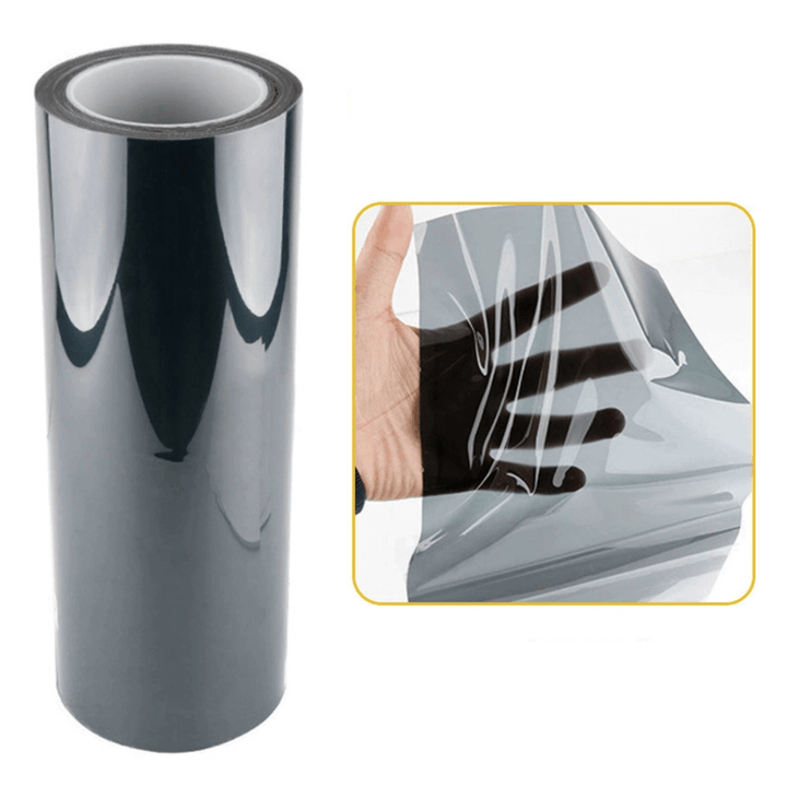 TPU Dark Black Self-healing Headlight Tint Film