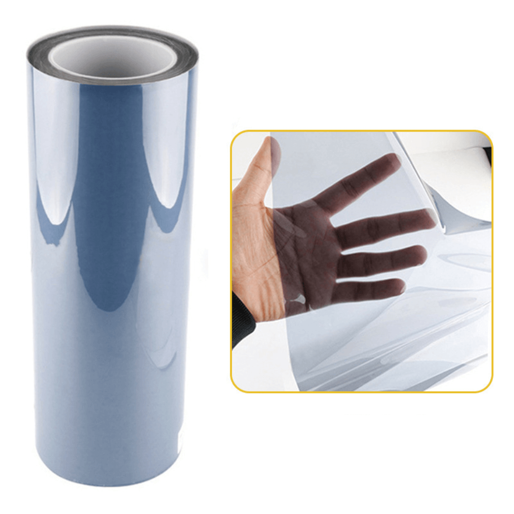 TPU Light Blue Self-healing Headlight Tint Film