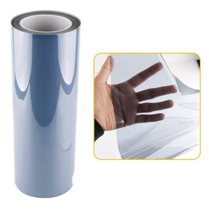 TPU Light Blue Self-healing Headlight Tint Film