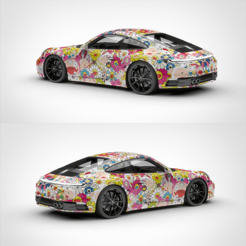 Takashi Sunflower Vinyl Wrap
