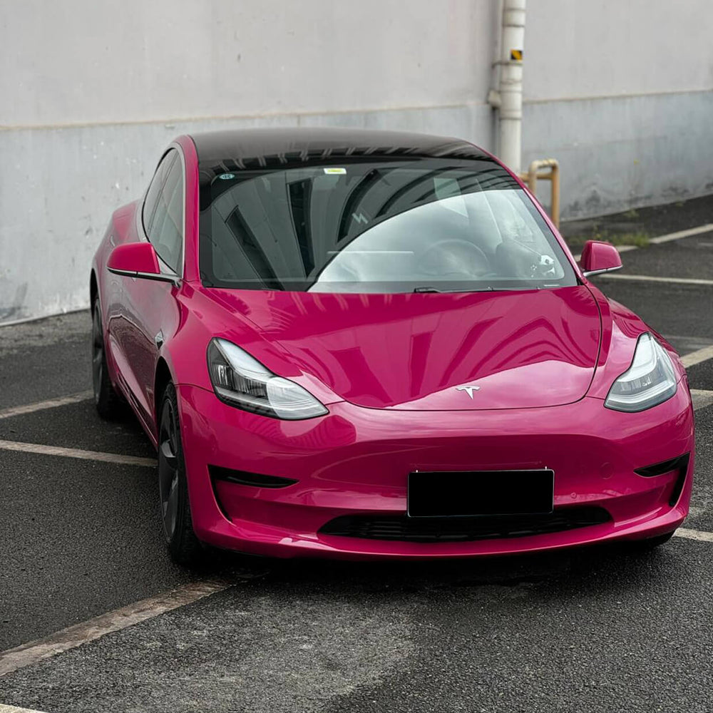 Tesla Magenta Color PPF
