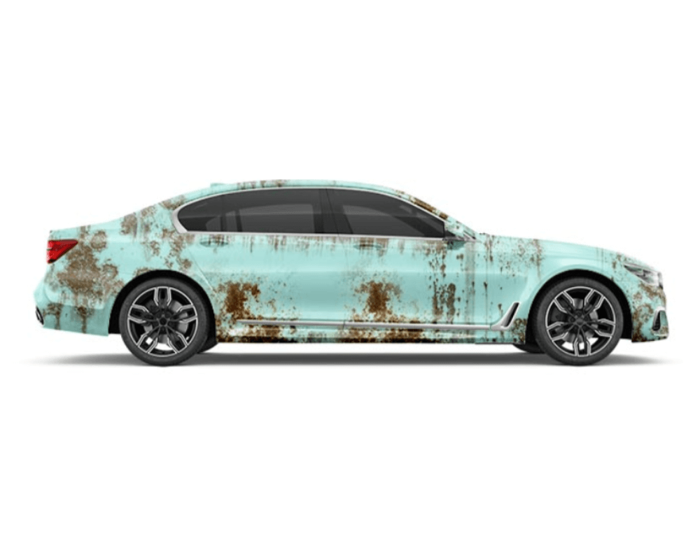 Tiffany Rust Vinyl Wrap