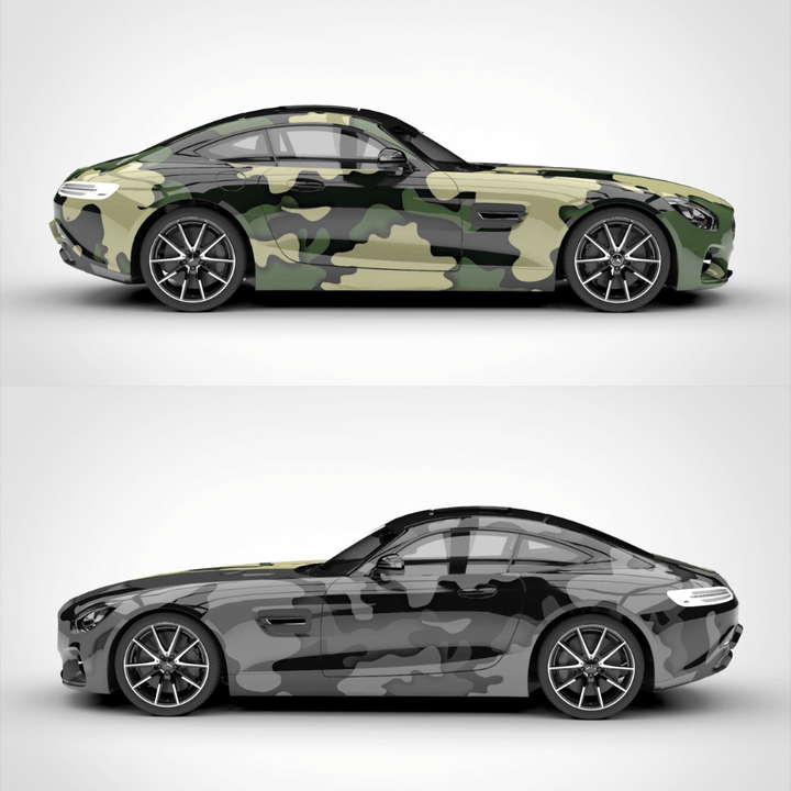 Two-Tone Camouflage Custom Wrap