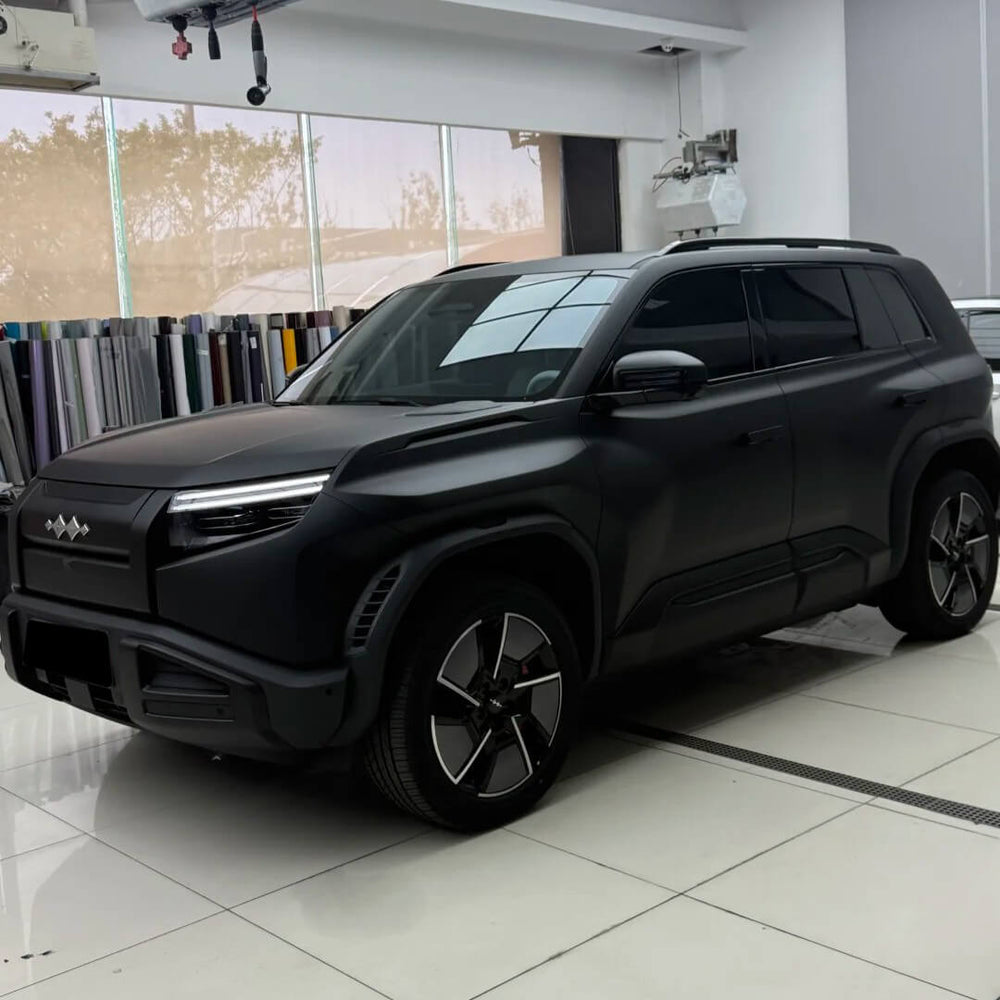 Ultra Matte Black Color PPF Car Wrap