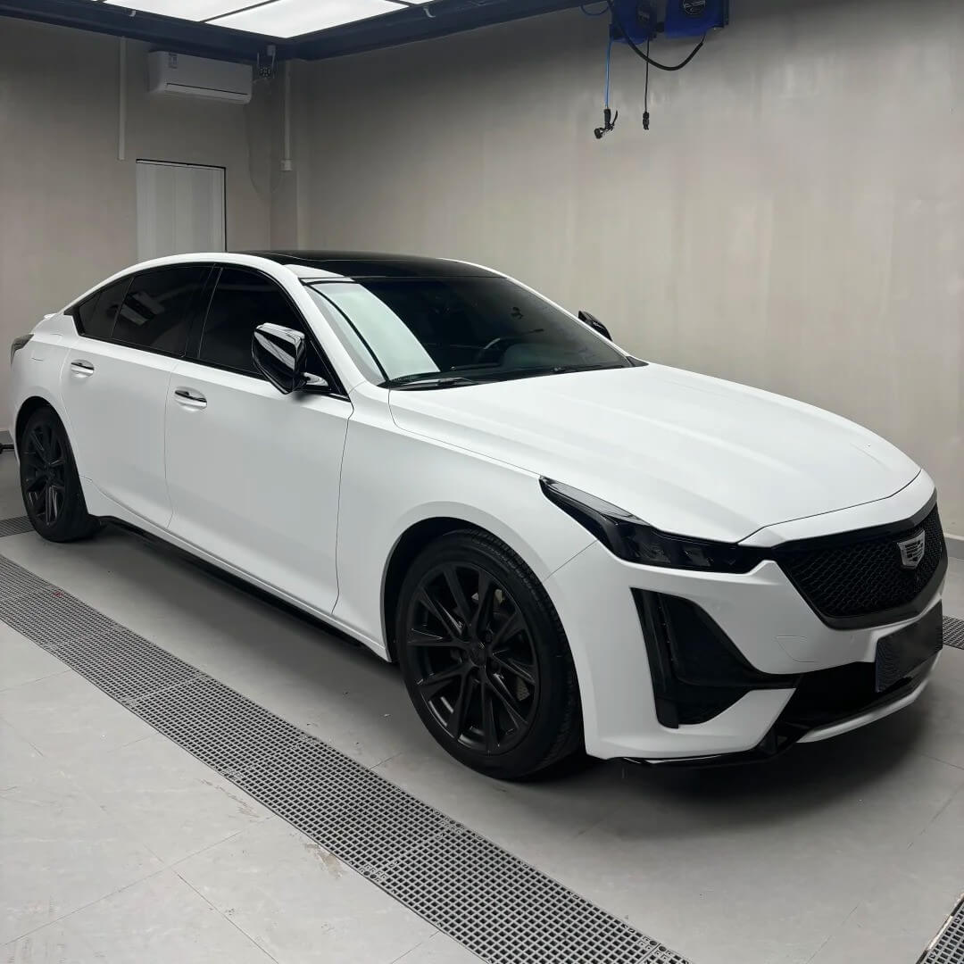 Ultra Matte White PPF Car Wrap
