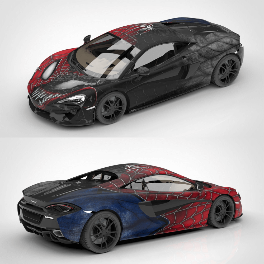 Venom Spider-Man Vechile Wrap