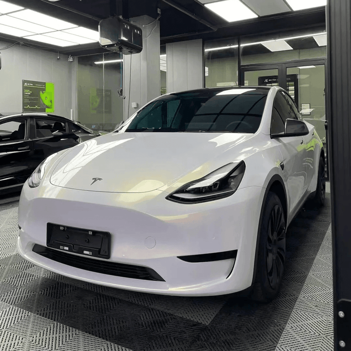 White Gold Vinyl Wrap