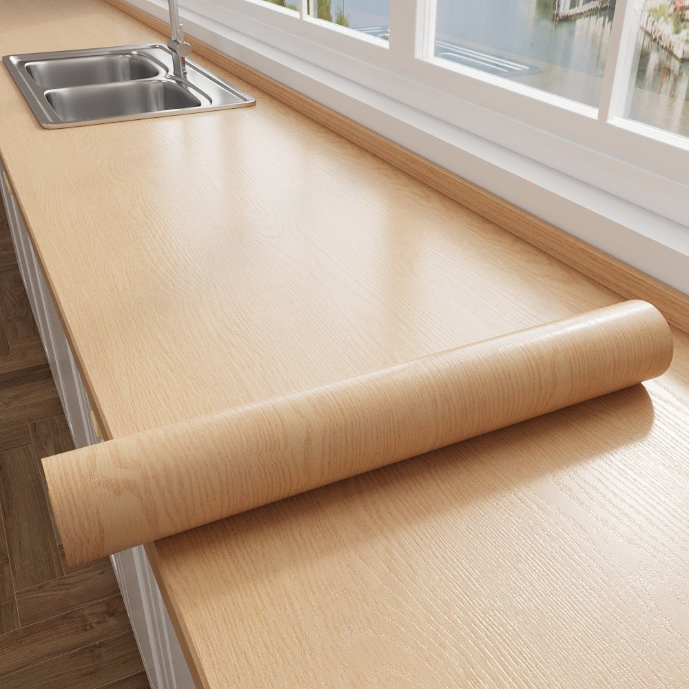 Yellow Pine Wood Grain Vinyl Wrap