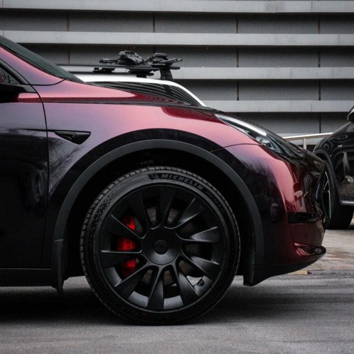black and red color shift wrap