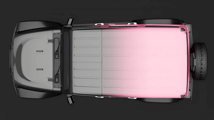 Pink Black Gradient Vinyl Wrap