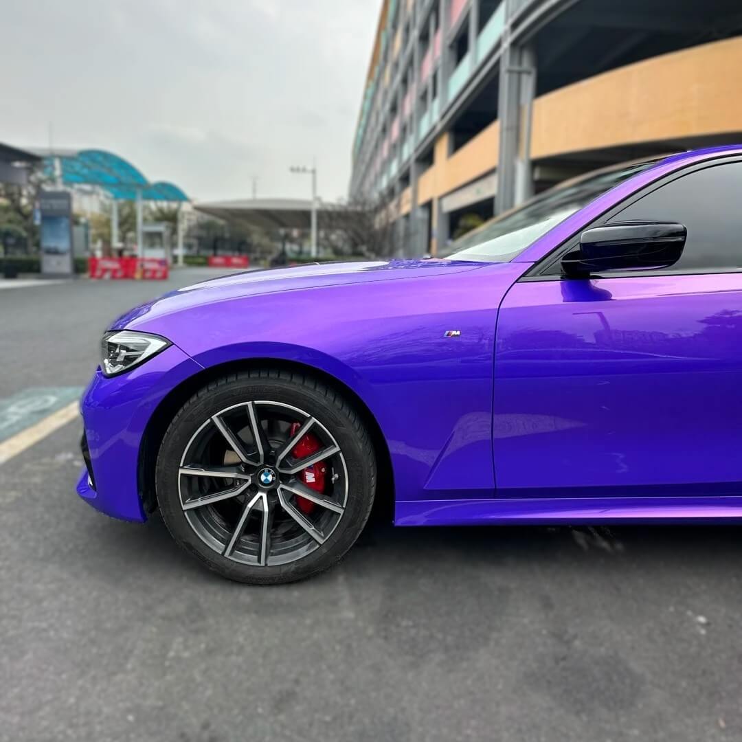 blue purple color shift wrap