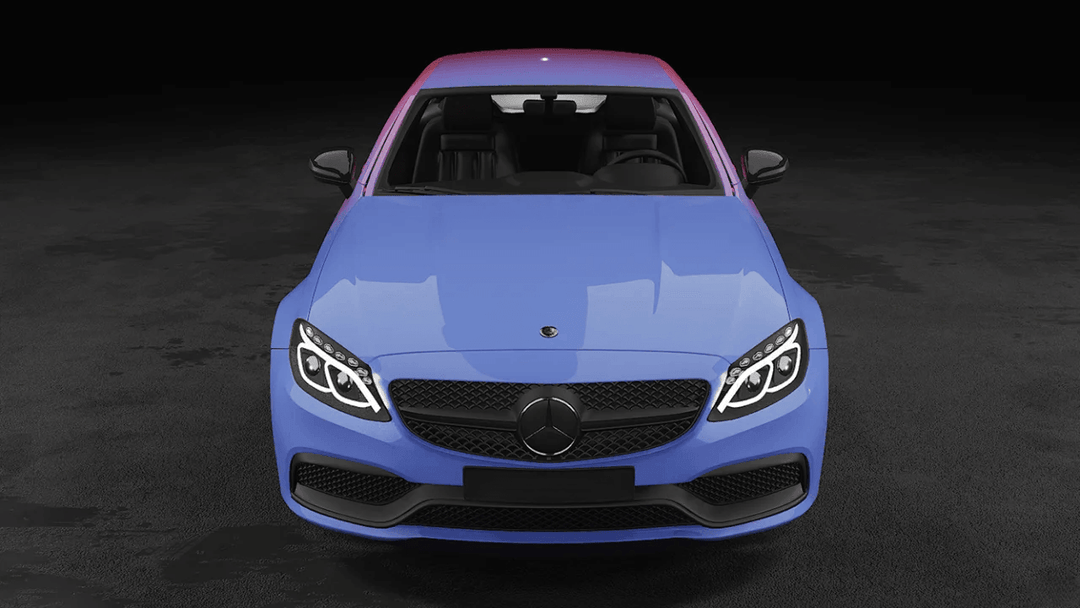 Blue Purple Pink Gradient Vinyl Wrap