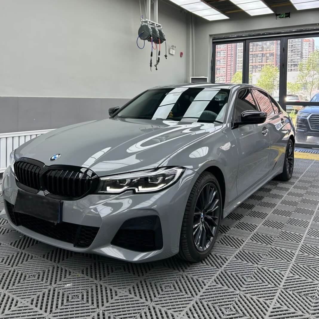bmw nardo grey vinyl wrap