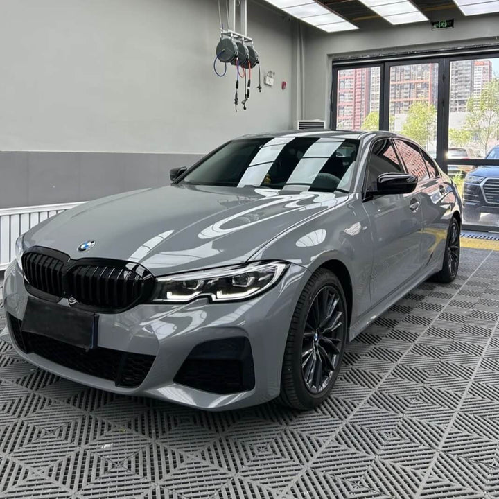 bmw nardo grey vinyl wrap