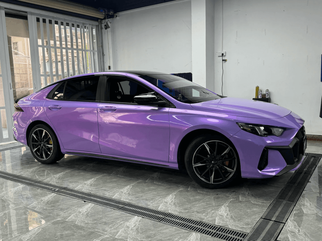 color shift purple vinyl wrap