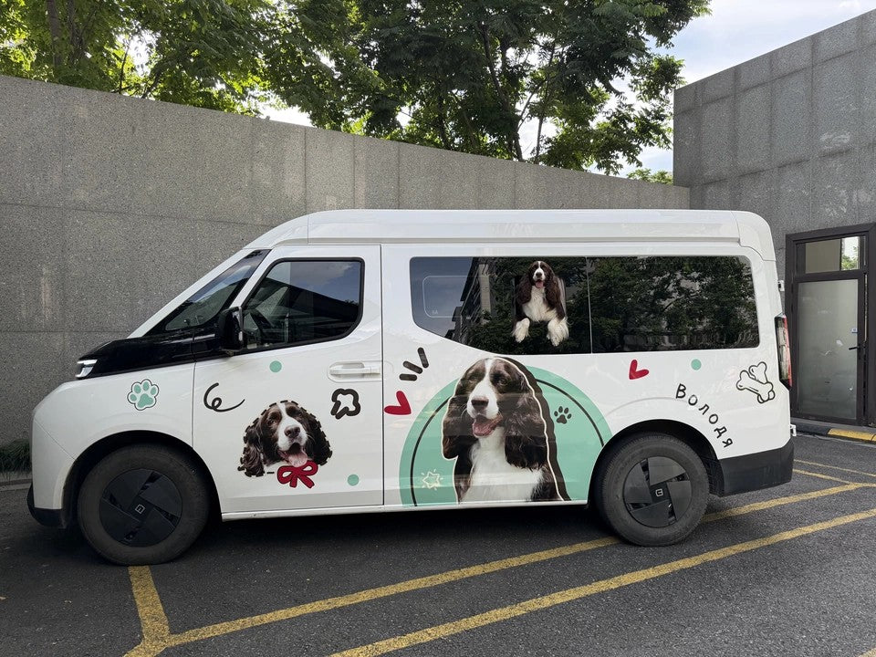 custom pet vehicle wrap
