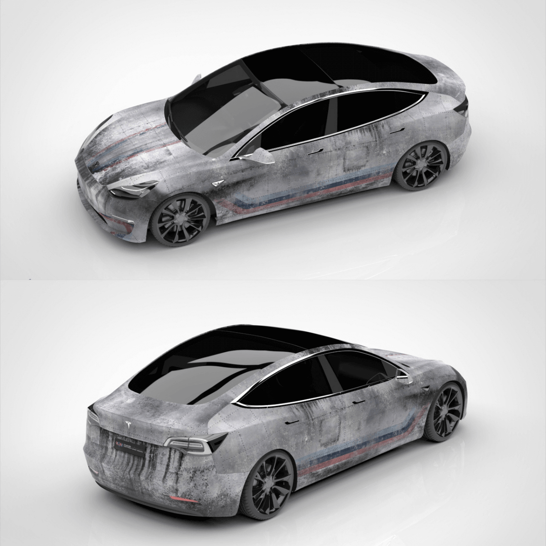 custom rust steel wrap