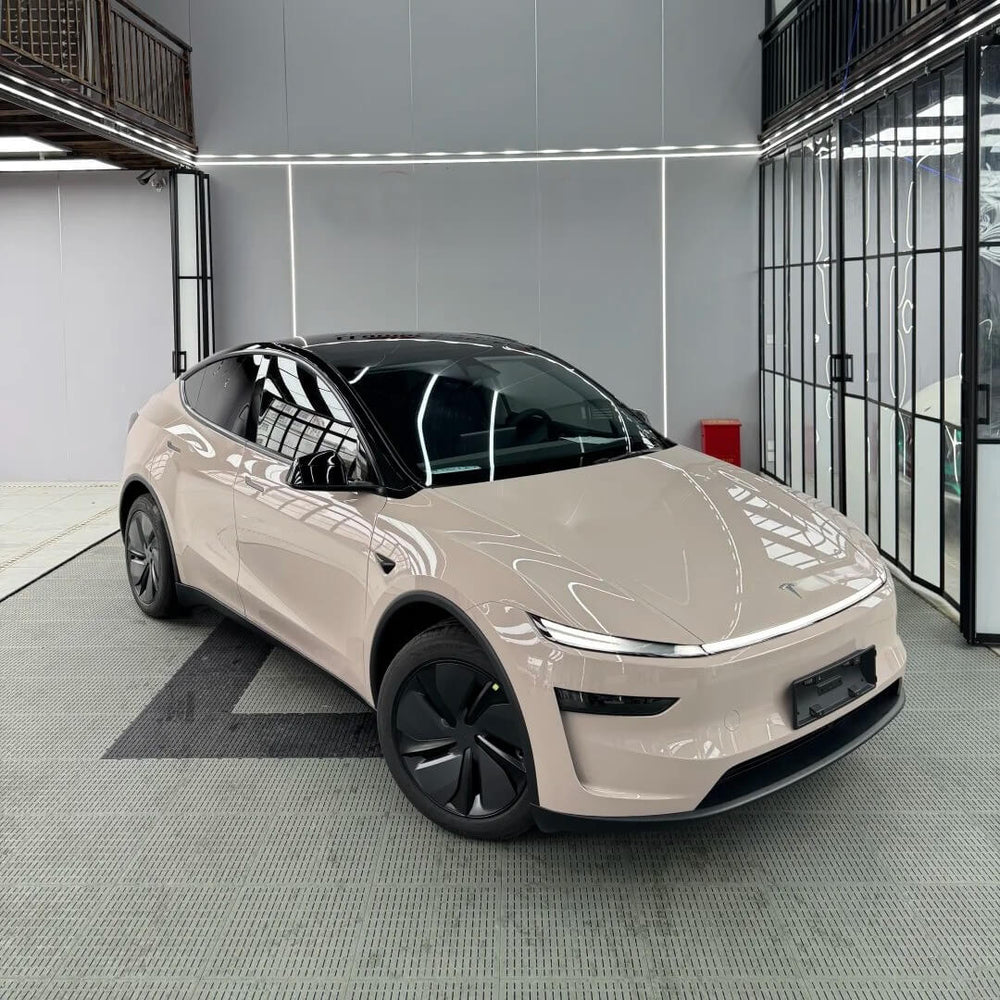 dusty pink car wrap