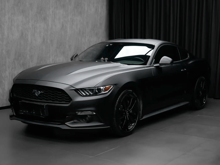 ford mustang Super Matte Black Vinyl Wrap