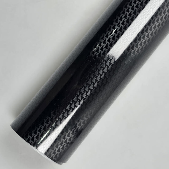 gloss black aircraft carbon wrap