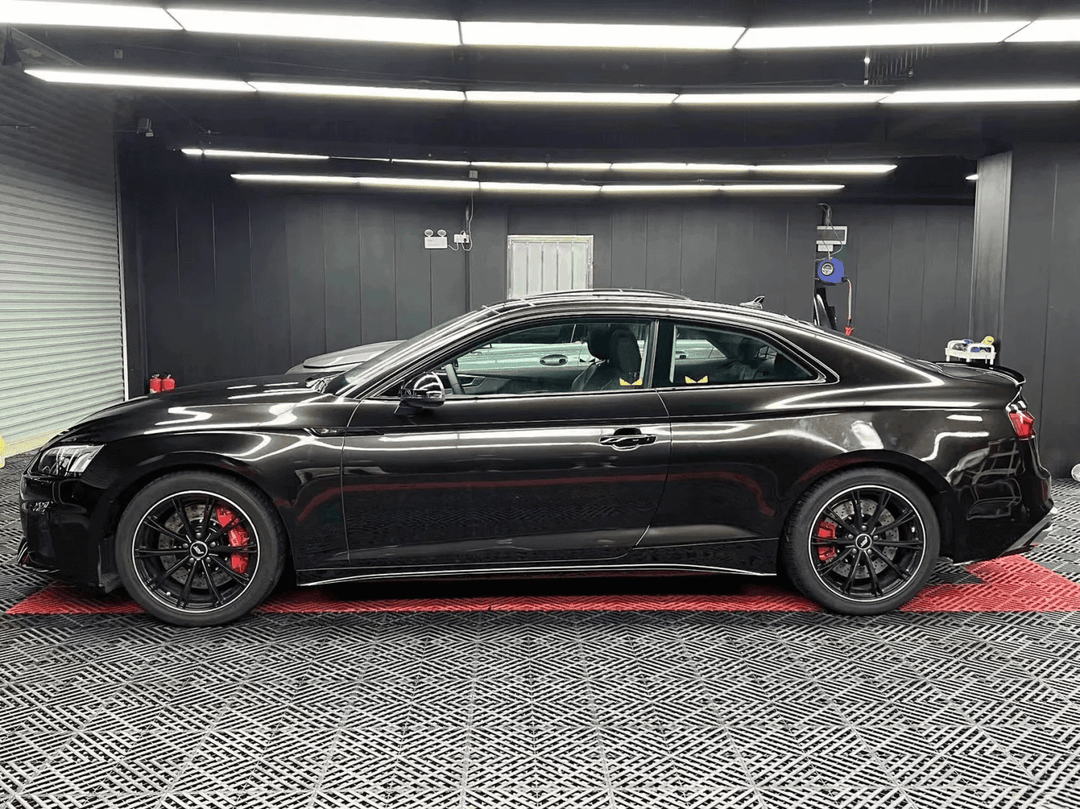 gloss black metallic wrap