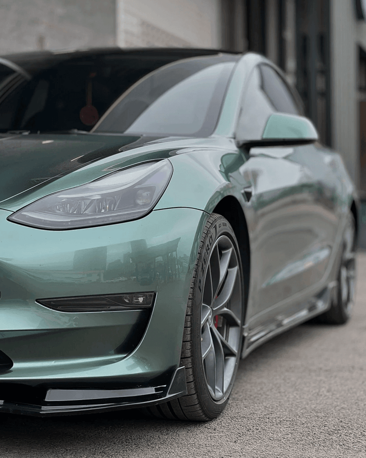 glossy metallic turquoise wrap