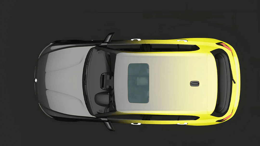 Black Yellow Gradient Vinyl Wrap