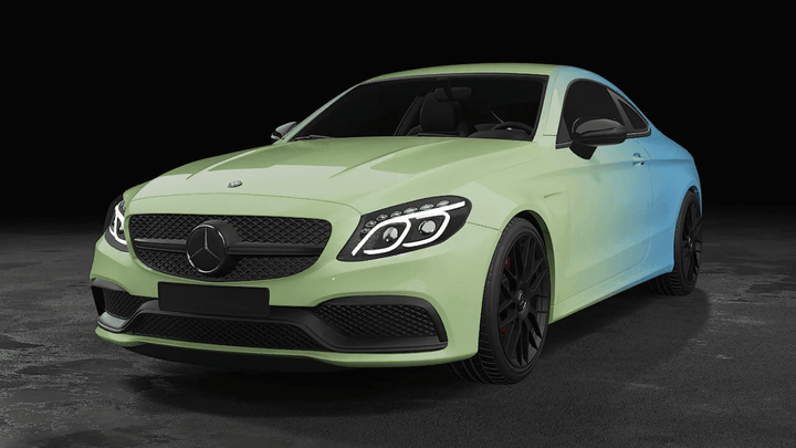 Green Blue Gradient Vinyl Wrap