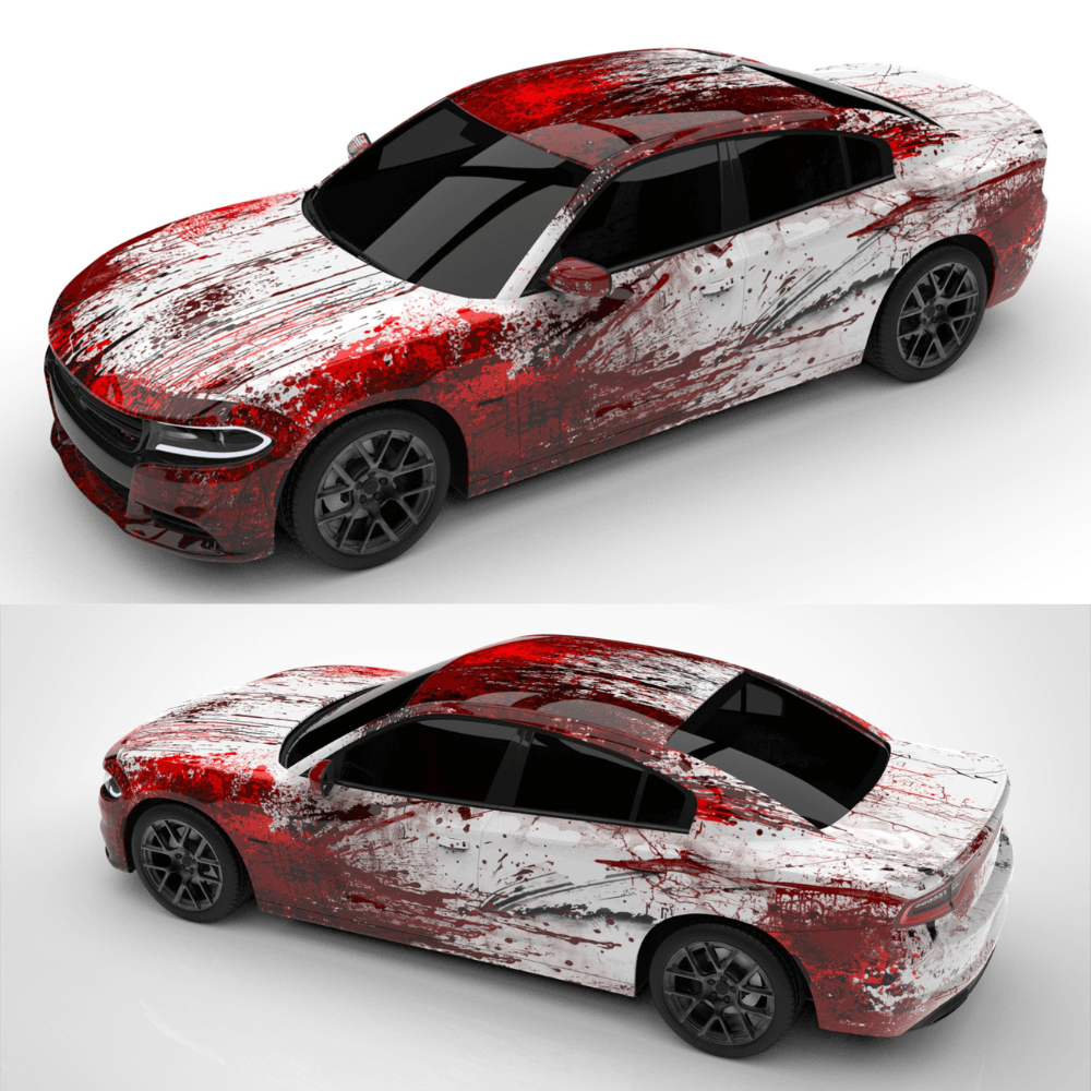 halloween car wrap