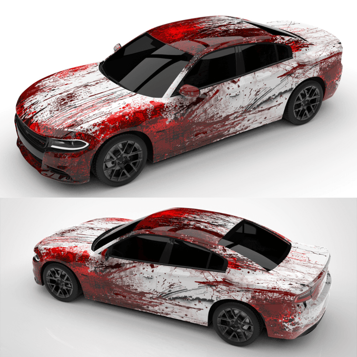 halloween car wrap