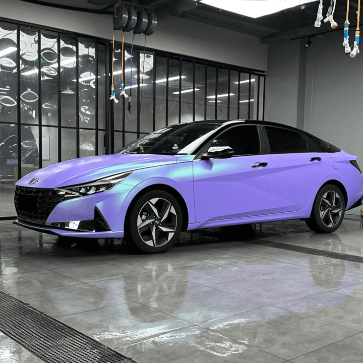 hyundai Satin Ceramic Glacier Blue Vinyl Wrap