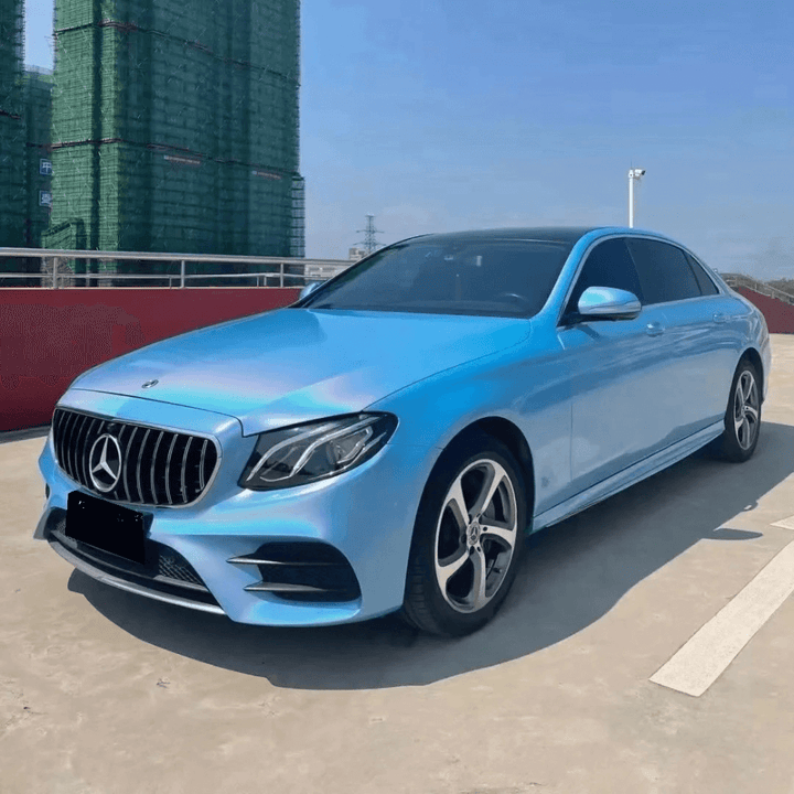 iridescent blue wrap
