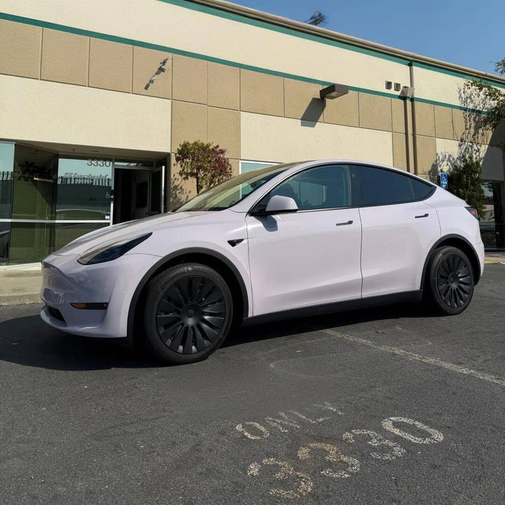 laverder gray car wrap