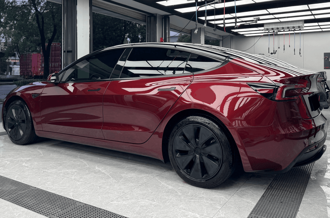maroon vinyl wrap