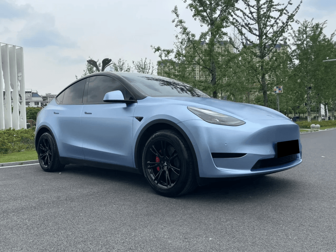 matte gray blue  wrap