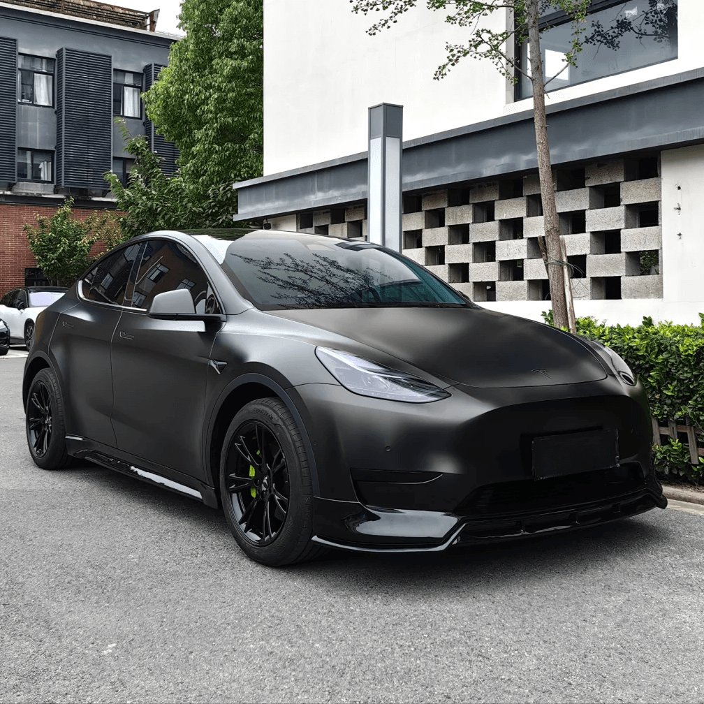 matte metallic black wrap 