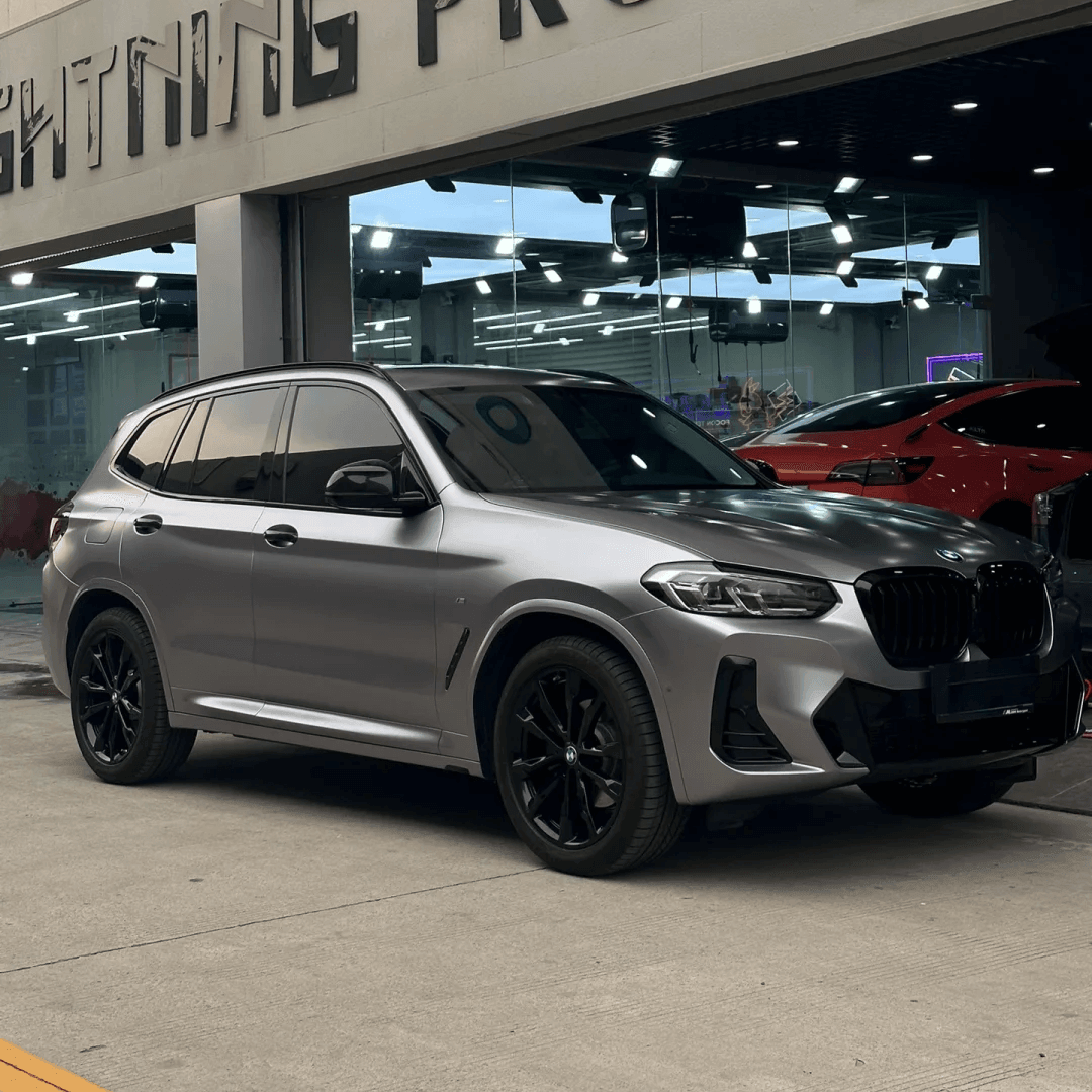 matte metallic gunmetal gray wrap 
