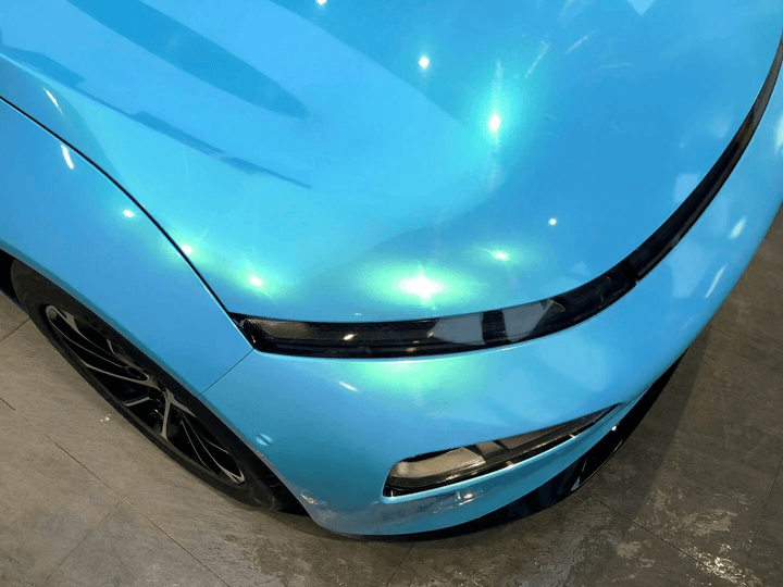 metallic Sky Blue wrap