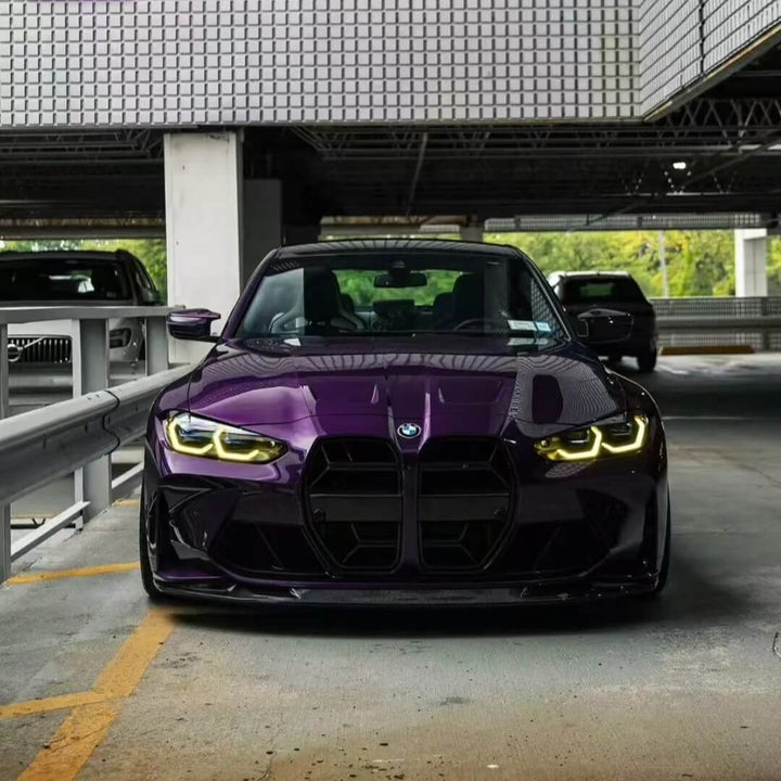 metallic midnight purple car wrap
