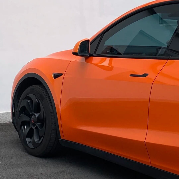 metallic orange wrap