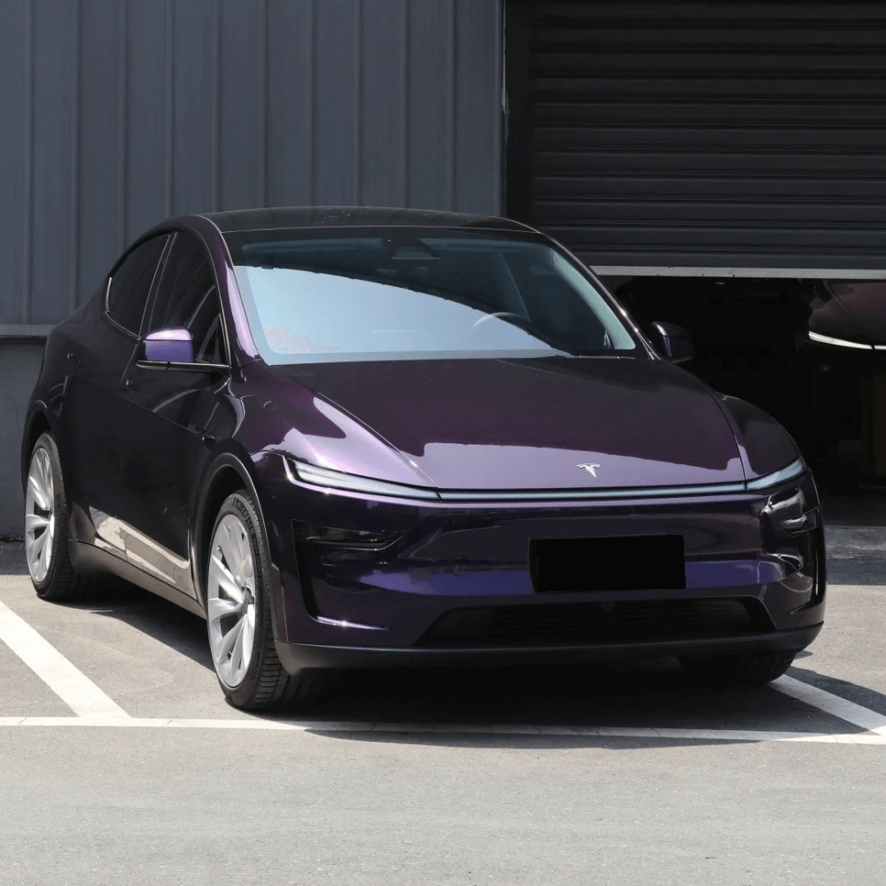 midnight purple color PPF wrap