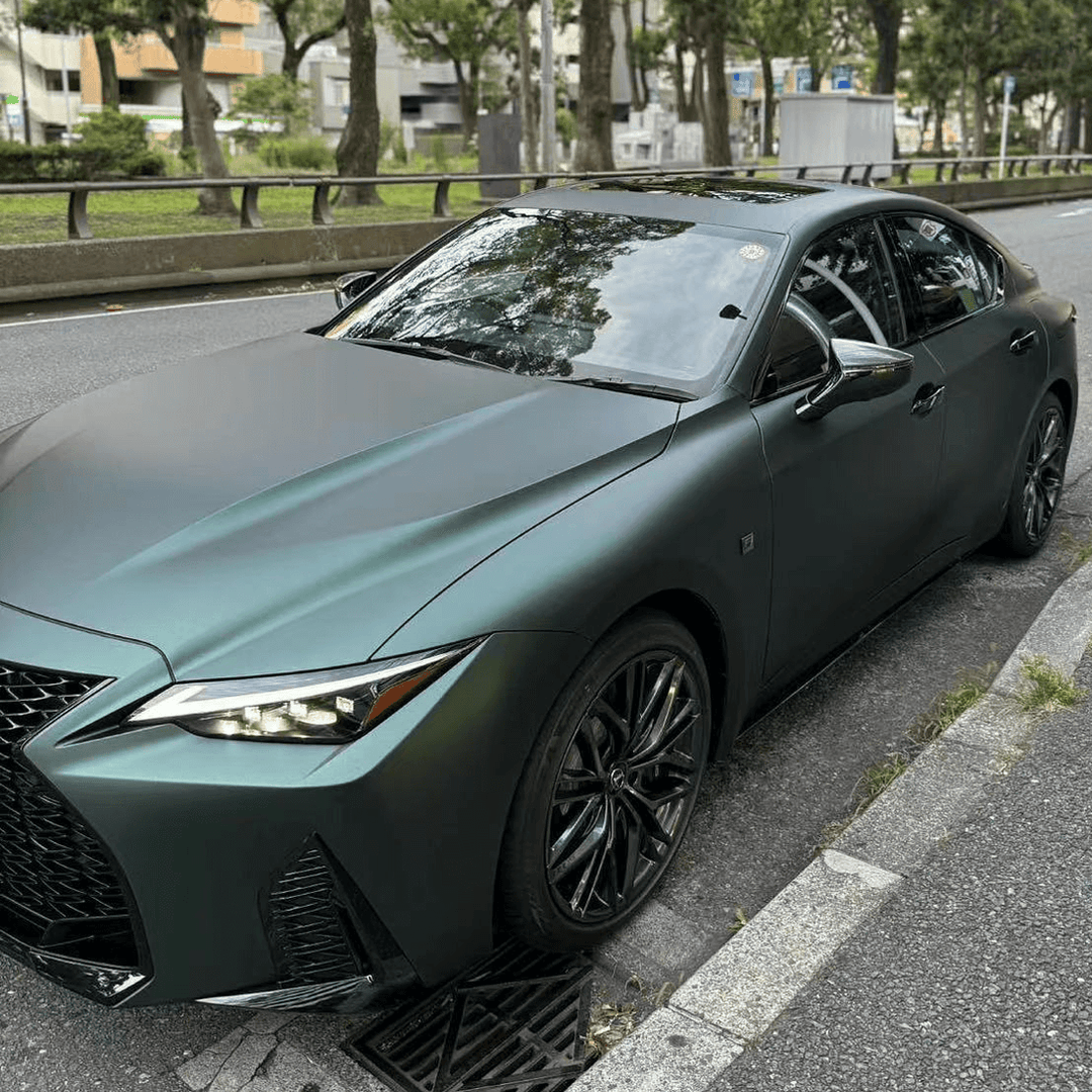 olive green color ppf wrap