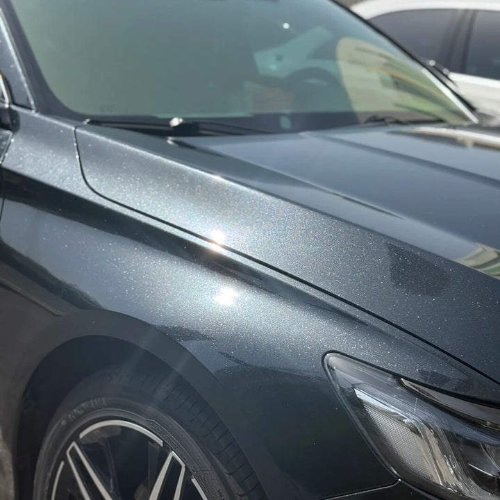 pearl black metallic wrap