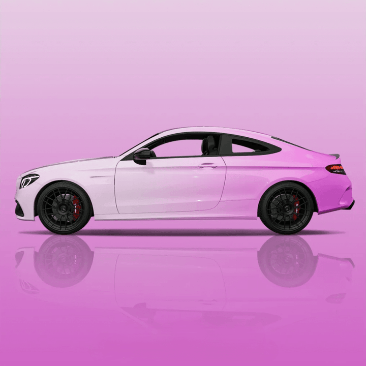 Pink Gradient Vinyl Wrap