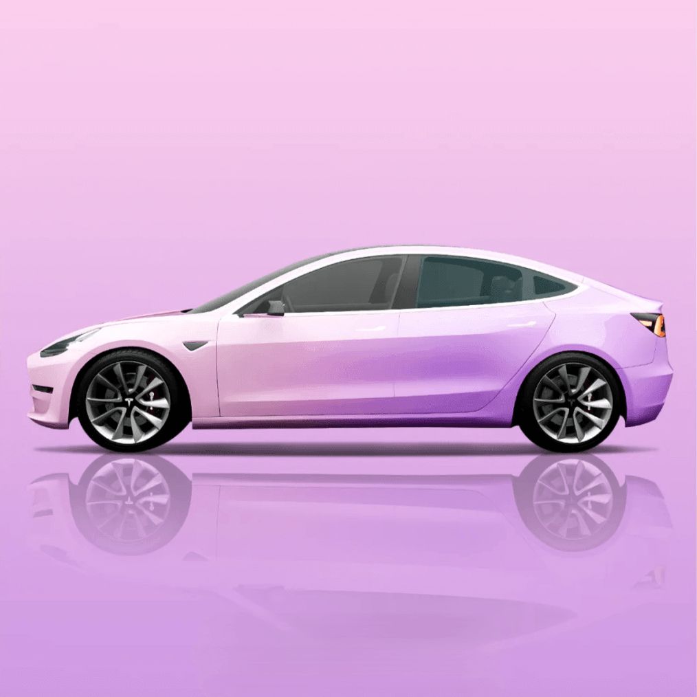 Pink Purple Gradient Vinyl Wrap