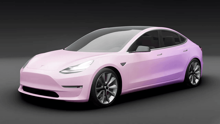 Pink Purple Gradient Vinyl Wrap