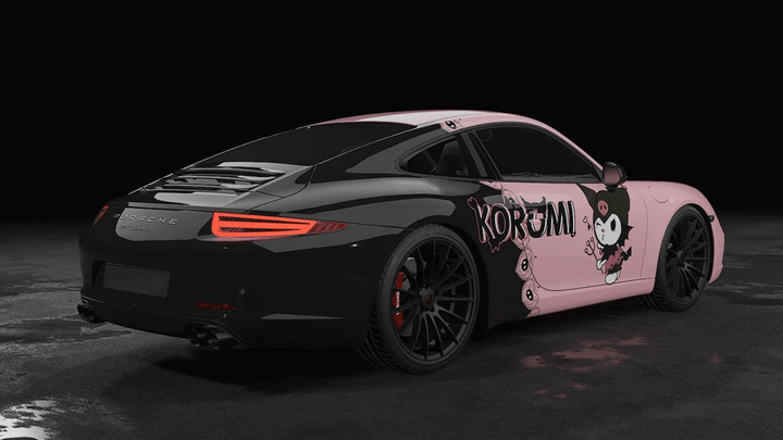 Kuromi Car Wrap