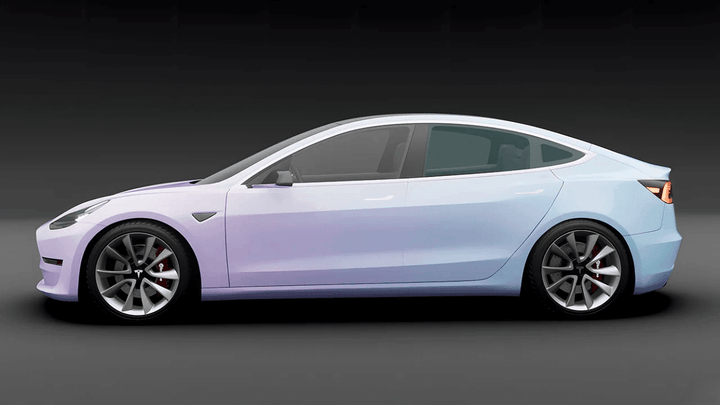 Purple Blue Gradient Vinyl Wrap