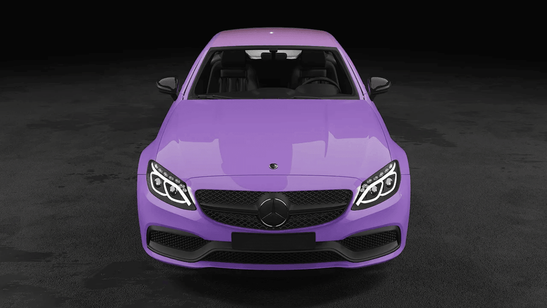 Purple Yellow Gradient Vinyl Wrap